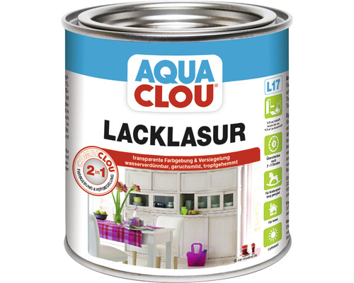Clou Combi Aqua Lack-Lasur ahorn 375 ml