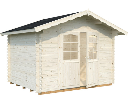 Gartenhaus Palmako Vivian 6,9 m² 363 x 290 cm Tauchgrundiert Gartenhaus aus Holz mit Doppeltür