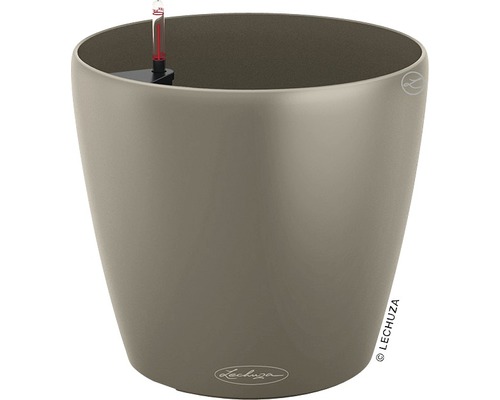 Blumentopf Lechuza Classico Color Ø 18 cm sandbraun Lechuza Classico Pflanzgefäß mit Wasserstandsanzeiger