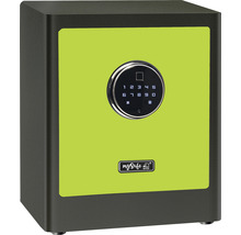Möbeltresor Basi mySafe Premium 350 grau/grün mit Elektronikschloss und Fingerprint-thumb-0