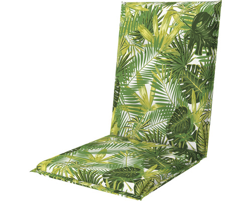 Stuhlauflage 110 x 48 x 6 cm 50 % Baumwolle, 50 % Polyester grün-0