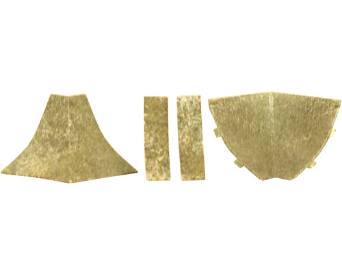 Dachrinnenwinkel und Fallrohrschellen zur Regenwasserableitung