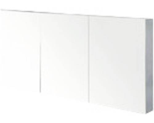 Spiegelschrank Sanox Frozten 140 x 13 x 65 cm schwarzeiche 3-türig
