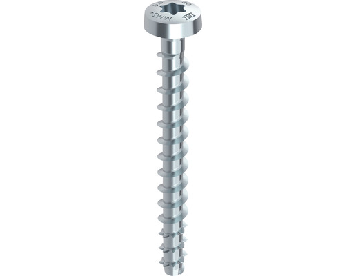 HECO-MULTI-MONTI-plus P Betonschraube Pan-Head TX Vollgewinde 6x40 mm blau verzinkt 100 Stück HECO-MULTI-MONTI-plus P Betonschraube Pan-Head TX Vollgewinde 6x40 mm blau verzinkt 100 Stück