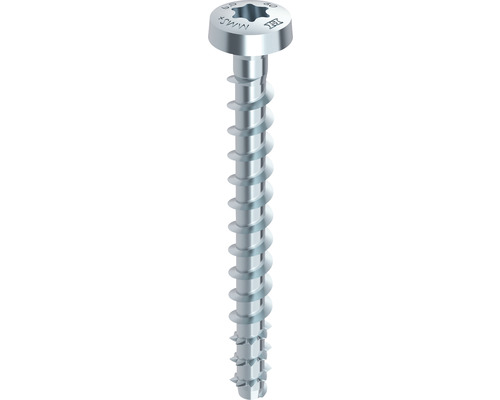 HECO-MULTI-MONTI-plus P Betonschraube Pan-Head TX Vollgewinde 6x50 mm blau verzinkt 100 Stück HECO-MULTI-MONTI-plus P Betonschraube Pan-Head TX Vollgewinde 6x50 mm blau verzinkt 100 Stück