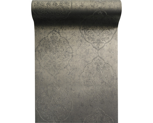 Vliestapete 87161-HOR Pure & Noble IV Glasperle Rosaly Metal Tapetenrolle mit Ornamentmuster