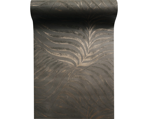 Vliestapete 67533-HOR Pure & Noble IV Olivia Mocha Copper Tapetenrolle mit Pflanzenmuster