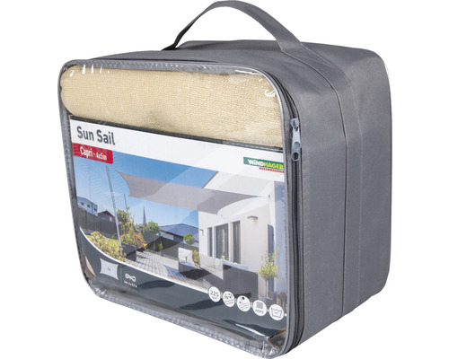 Windhager Sonnensegel Capri 4x5 Meter in Tragetasche