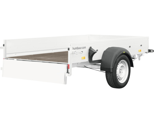 Humbaur Einachsanhänger Multi Star mit V-Zugdeichsel 2510 x 1310 x 300 mm ungebremst zul. Gesamtgewicht max. 750 kg