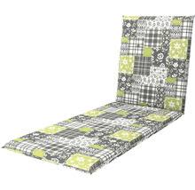 Auflage für Gartenliegen mit Patchworkmuster