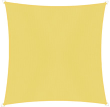 Sonnensegel Cannes Quadrat 5m gelb