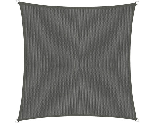 Quadratisches Sonnensegel aus Stoff mit Ösen an den Ecken