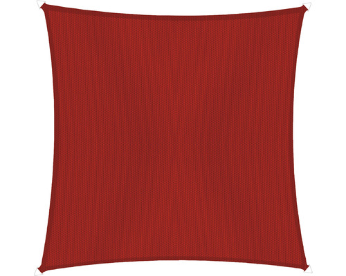 Quadratisches Sonnensegel aus Stoff mit Befestigungsringen