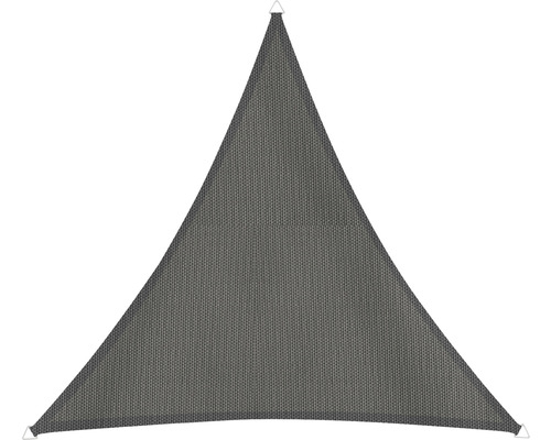 Dreieckiges Sonnensegel aus Stoff mit Befestigungsösen