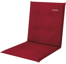 Stuhlauflage Niedriglehner LOOK 100 x 48 x 4 cm 100 % Polyester rot-thumb-0