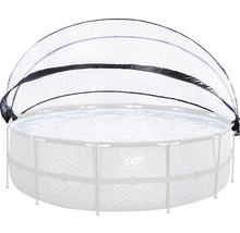 Pool Abdeckung EXIT rund Ø 488 cm transparent