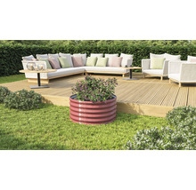 Hochbeet klassisch 401 Vita rund 82,1 x 82,1 x 40,1 cm rubin
