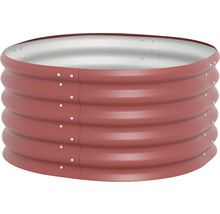 Hochbeet klassisch 401 Vita rund 82,1 x 82,1 x 40,1 cm rubin