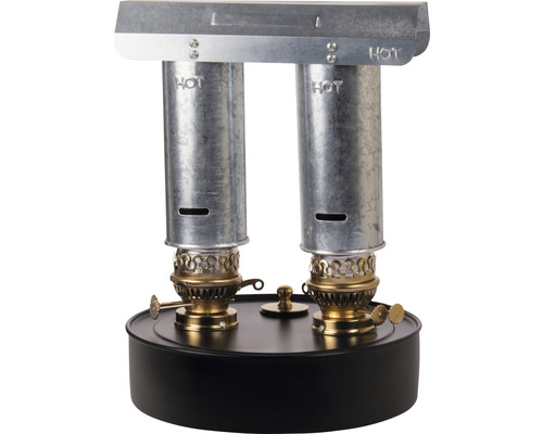 Doppel-Petroleumkocher aus Metall