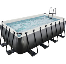 Rechteckiger Rahmenpool mit Leiter