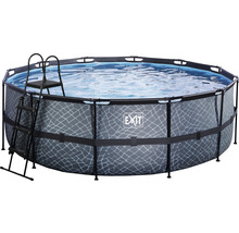 Ovaler Framepool mit Leiter und Muster