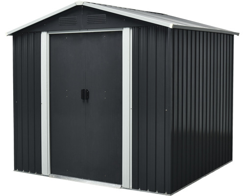 Metall Gerätehaus mit Doppeltür