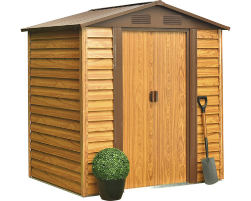 Gartenschrank mit Doppeltür und Schaufel