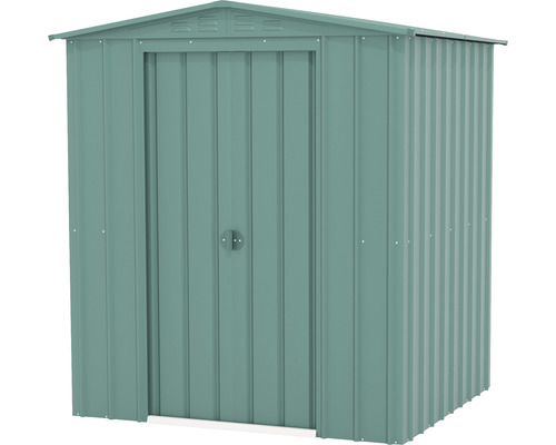 Gartenschuppen aus Metall mit Tür