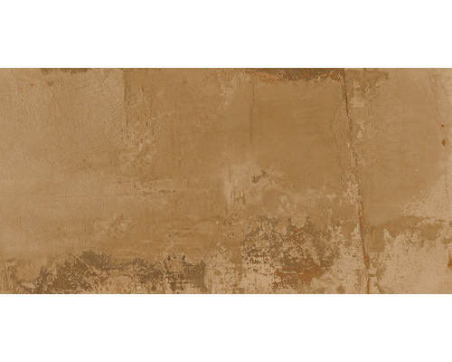 Feinsteinzeug Terrassenplatte Metallic Corten Brown rektifizierte Kante 120 x 60 x 2 cm