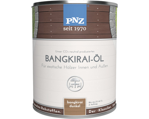 PNZ Bangkirai-Öl für Innen und Außen bangkirai dunkel 2,5 l