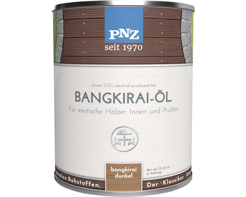 PNZ Bangkirai-Öl für Innen und Außen bangkirai dunkel 5 l