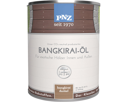 PNZ Bangkirai-Öl für Innen und Außen bangkirai dunkel 750 ml