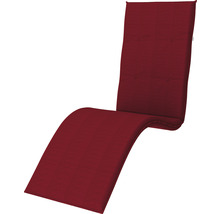 Liegenauflage 170 x 48 x 6 cm rot