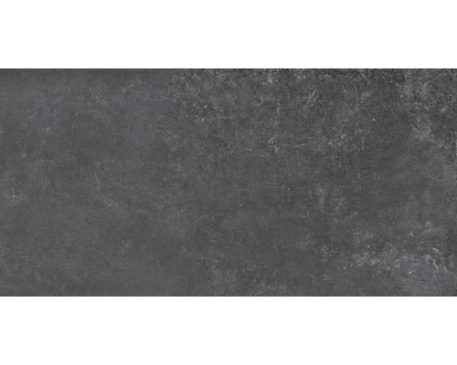 Feinsteinzeug Wand- und Bodenfliese Grunge Anthracite rektifiziert Antislip-Softoberfläche 60 x 120 x 1 cm