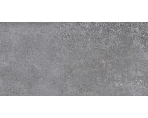 Feinsteinzeug Wand- und Bodenfliese Grunge Grey rektifiziert Antislip-Softoberfläche 60 x 120 x 1 cm