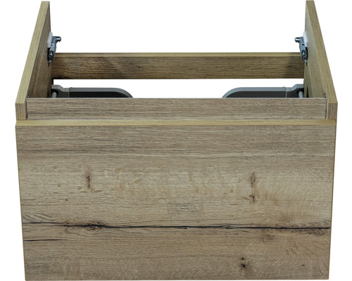 Waschtischunterschrank Sanox Frozen Frontfarbe eiche natur BxHxT 60 x 40 x 45 cm Waschtischunterschrank aus Holz
