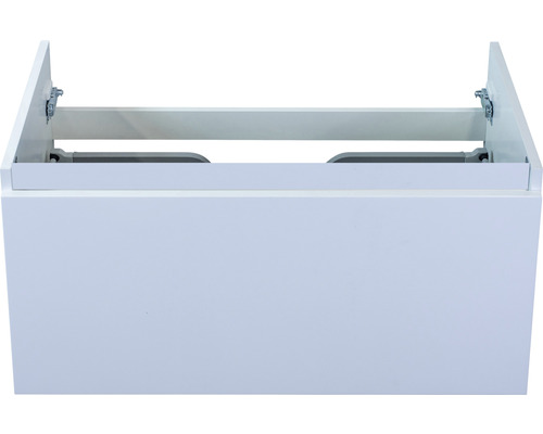 Waschtischunterschrank Sanox Frozen Frontfarbe weiß hochglanz BxHxT 80 x 40 x 45 cm