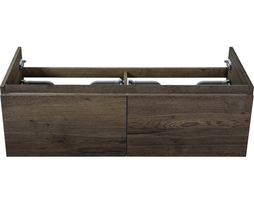 Waschtischunterschrank Sanox Frozen Frontfarbe tabacco BxHxT 120 x 40 x 45 cm Waschtischunterschrank Sanox Frozen Frontfarbe tabacco BxHxT 120 x 40 x 45 cm