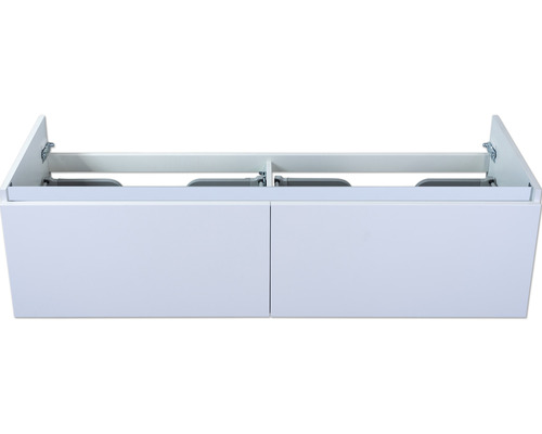 Waschtischunterschrank Sanox Frozen Frontfarbe weiß hochglanz BxHxT 140 x 40 x 45 cm