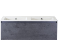 Waschtischunterschrank mit zwei Waschbecken