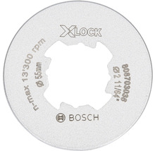 X-Lock Trennscheibenaufnahme mit Bosch Logo, Durchmesser 55 Millimeter, maximale Drehzahl 13300 Umdrehungen pro Minute