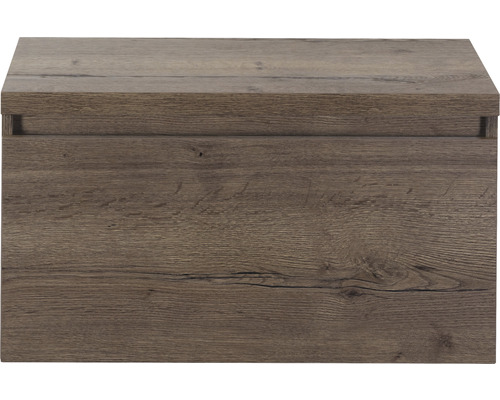 Waschtischunterschrank Sanox Frozen Frontfarbe tabacco BxHxT 80,2 x 43,6 x 45 cm Holz Waschtischunterschrank