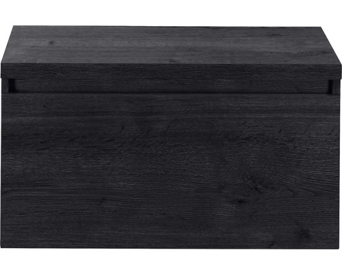 Waschtischunterschrank Sanox Frozen Frontfarbe black oak BxHxT 80,2 x 43,6 x 45 cm Waschbeckenunterschrank aus Holz