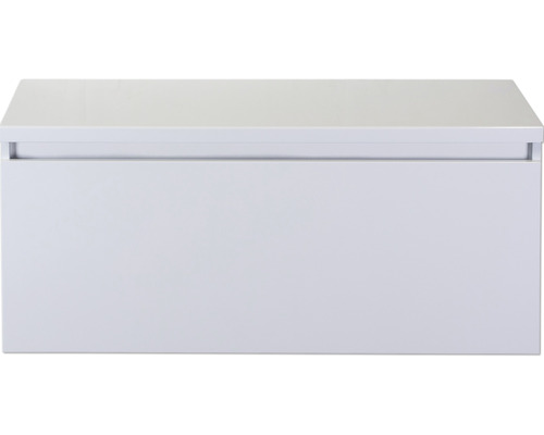 Waschtischunterschrank Sanox Frozen Frontfarbe weiß hochglanz BxHxT 100,2 x 43,6 x 45 cm