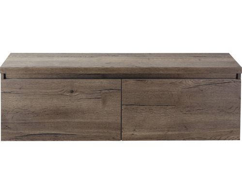 Waschtischunterschrank Sanox Frozen Frontfarbe tabacco BxHxT 140,2 x 43,6 x 45 cm 75735739 Waschtischunterschrank Sanox Frozen Frontfarbe tabacco BxHxT 140,2 x 43,6 x 45 cm 75735739