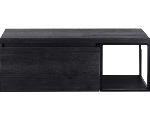 Waschtischunterschrank Sanox Frozen Frontfarbe black oak BxHxT 120,2 x 43,6 x 45 cm 75735949