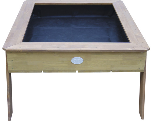 Holzsandkasten mit wasserdichter Folie