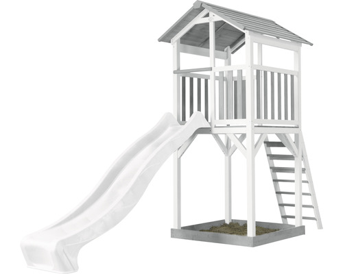 Spielturm mit Rutsche und Leiter für den Garten