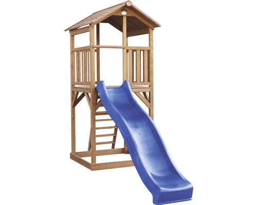 Spielturm mit Rutsche für den Garten
