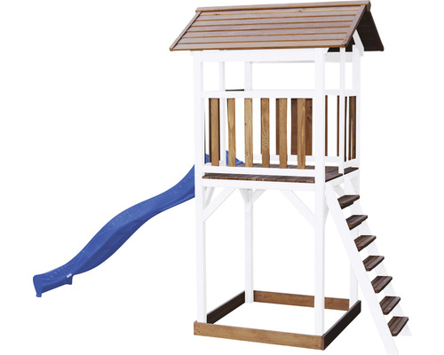 Spielturm mit Rutsche und Leiter für den Außenbereich